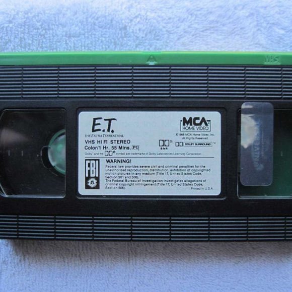 Apollo 13 Hanks Men in Black Smith Jones ET Green VHS Cassette Tape Bundle $3 - Picture 6 of 8